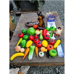 Glass Fruit & Native Dolls Cat A