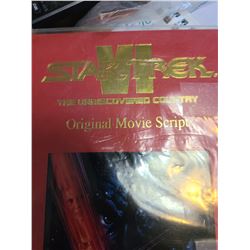 Signed Start Trek The Undiscovered Country Original Movie Script A