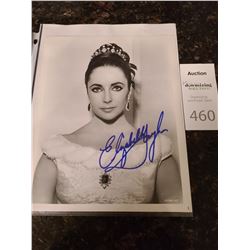 Signed Photo of Elizabeth Taylor Cat A
