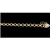 Image 1 : 14K  GOLD VICTORIAN GATE BRACELET w HEART #1222886