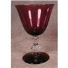 Image 1 : Amethyst  WATER Glasses SET - 8 Cambridge TYPE #1223097