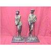 Image 1 : A pair of Bronze Golfer figurines #1223200