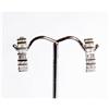 Image 1 : Estate Diamond Cuff Earring Round Baguette Gold#1235194