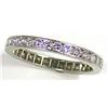 Image 1 : 1950s Platinum Band with Diamonds #1235376