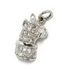 Image 1 : 18Kt and diamond dog charm #1235394