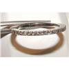 Image 1 : Real natural diamond ring wedding band #1235417