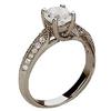 Image 1 : REAL DIAMOND engagement ring with 1.18 carats #1235525