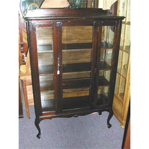 Queen Anne 1930 S China Cabinet In Oak 1242075