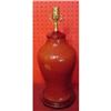 Image 1 : CHINESE EXPORT OXBLOOD VASE CONVERTED INTO LAMP#1242158