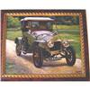 Image 1 : Green Antique Car with Brass Radiator #1242662