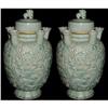 Image 1 : chinese a pair of celadon covered jar #1242904