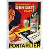 Image 1 : Deniset Plait Pontarlier Rare Poster c; 1930 #1261997