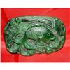 Image 1 : Burmese  Jadeite Model of Carp Plaque ( c. 1850#1262046