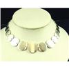 Image 1 : HEAVY Sterlilng Mexican Disc Necklace MFV TF-25#1262105