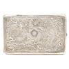 Image 1 : Chinese Export Silver Cigarette Case w Dragon #1262332