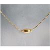 Image 1 : Estate Designer Solid Gold Bead Necklace Chain #1262476