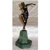 Art Deco Dancer Flapper Figurine on Marble Base#1262937
