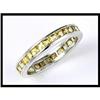 Image 1 : 14K SOLID WHITE GOLD ETERNITY BAND #1284366