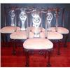 Image 1 : Six Mahogany Chippendale Style Dining Chairs #1284414