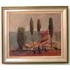 Image 1 : Axel Hamborn "Provence" Oil Painting c.1940 #1284423