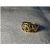 Image 1 : Estate 14K YG Amethyst Topaz Peridot Ring Band #1284508