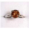 Image 1 : Estate Madera Top Gem Citrine White Gold Ring #1284792