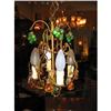 Image 1 : Bagues Style Colored Glass Chandelier #1223636