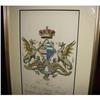 Image 1 : ANTIQUE ARMORIAL CREST CAMPBELL COAT OF ARMS #1223653