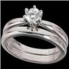 Image 1 : 14k  DIAMOND ENGAGEMENT Ring .33 CARATS! #1223776