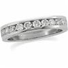 Image 1 :  PLATINUM WEDDING BAND  DIAMONDS 6 3/4 #1223781