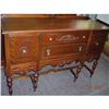 Image 1 : Craved Oak Buffet--1930's--Very Wide #1223797