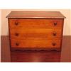 Image 1 : Salesmans Sample of a Chippendale chest  #1223825