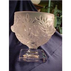 Lalique Elizabeth Bird Vase #1224098