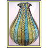 Image 1 : MURANO GLASS VASE HANDBLOWN O ZENNARO VENICE #1224234