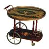 Image 1 : Italian Style Inlaid Wood Tea Cart #1224262
