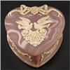 Image 1 : Incolay Doves & Flowers - Heart Jewelry Box #1235937