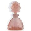 Image 1 : Pink Satin Glass Rose Stopper Perfume Bottle #1236220