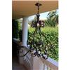 Image 1 : Wrought iron chandelier 4 lights C.1940 #1263156