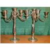 Image 1 : STERLING Candelabra PAIR Large DUNKIRK 5 lights#1263385