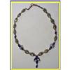 Image 1 : VICTORIAN ARTS CRAFTS NECKLACE AMETHYST SILVER #1263917