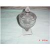 Image 1 : Candy jar & lid, dep., "Diamond Quilted" #1272343