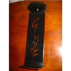 Decorative deco style glass and metal holder!  #1272476
