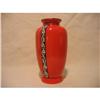 Image 1 : Orange Czechoslovakian Pottery/Porcelain Vase #1272499