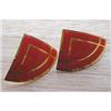 Image 1 : Red/Gold Avon  Clip Earrings #1272533