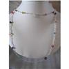 Image 1 : Multi-color Crystal two strand look necklace #1272541