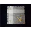 Image 1 : Handkerchief, Hanky ? White cotton #1272692