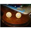 Image 1 : PRETTY BAKELITE BUTTON EARRINGS WITH #1272735