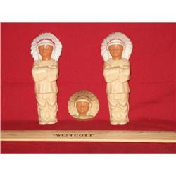 Three Native American Figurines #1272815