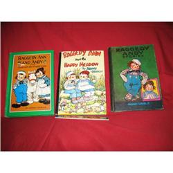 Three Raggedy Ann Children's Story Books #1272818