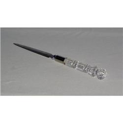 1960s Vintage Glass Handled Letter Opener #1272842